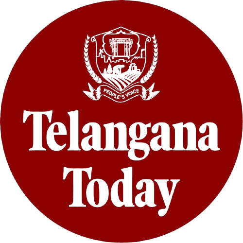 Telangana Today newspaper logo - red circular badge with white text and official seal