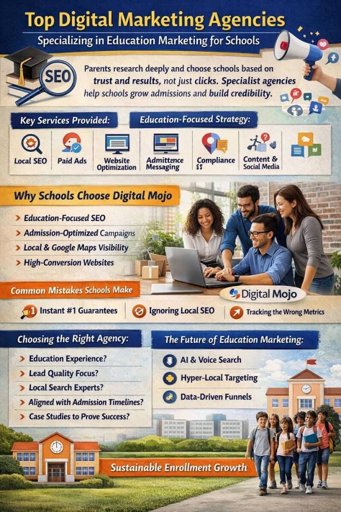 Top Digital Marketing Agencies Specializing in Education Marketing for Schools